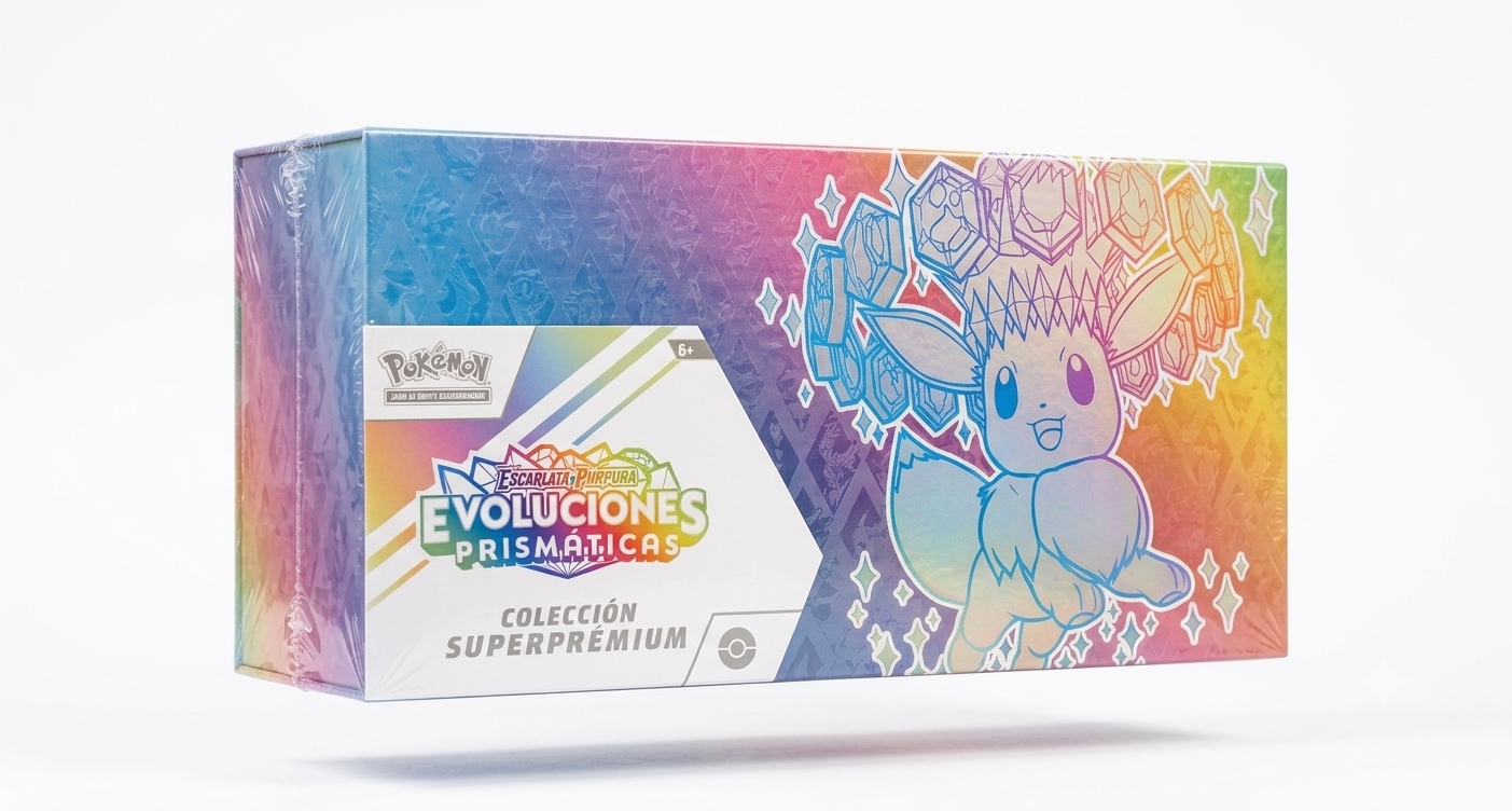 Escarlata y Púrpura – Evoluciones Prismáticas (Colección Superprémium)