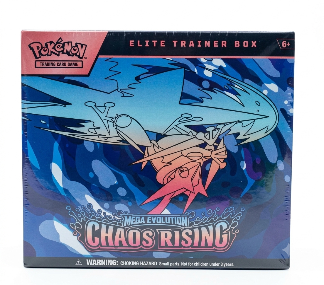 Mega Evolution Chaos Rising – Elite Trainer Box (Mega Sharpedo)